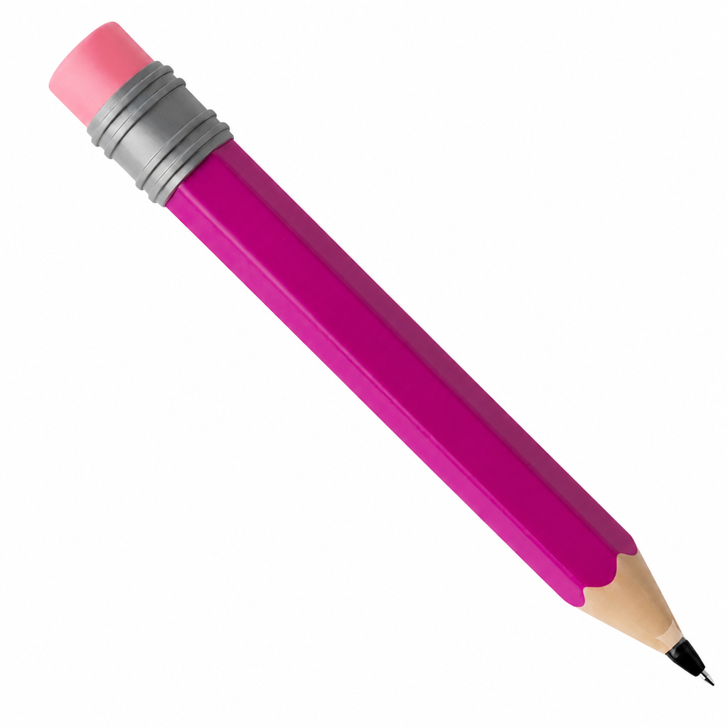 Oversized Pencil Pen – 3D Printed Classic Pencil Inspired Writing Pen
