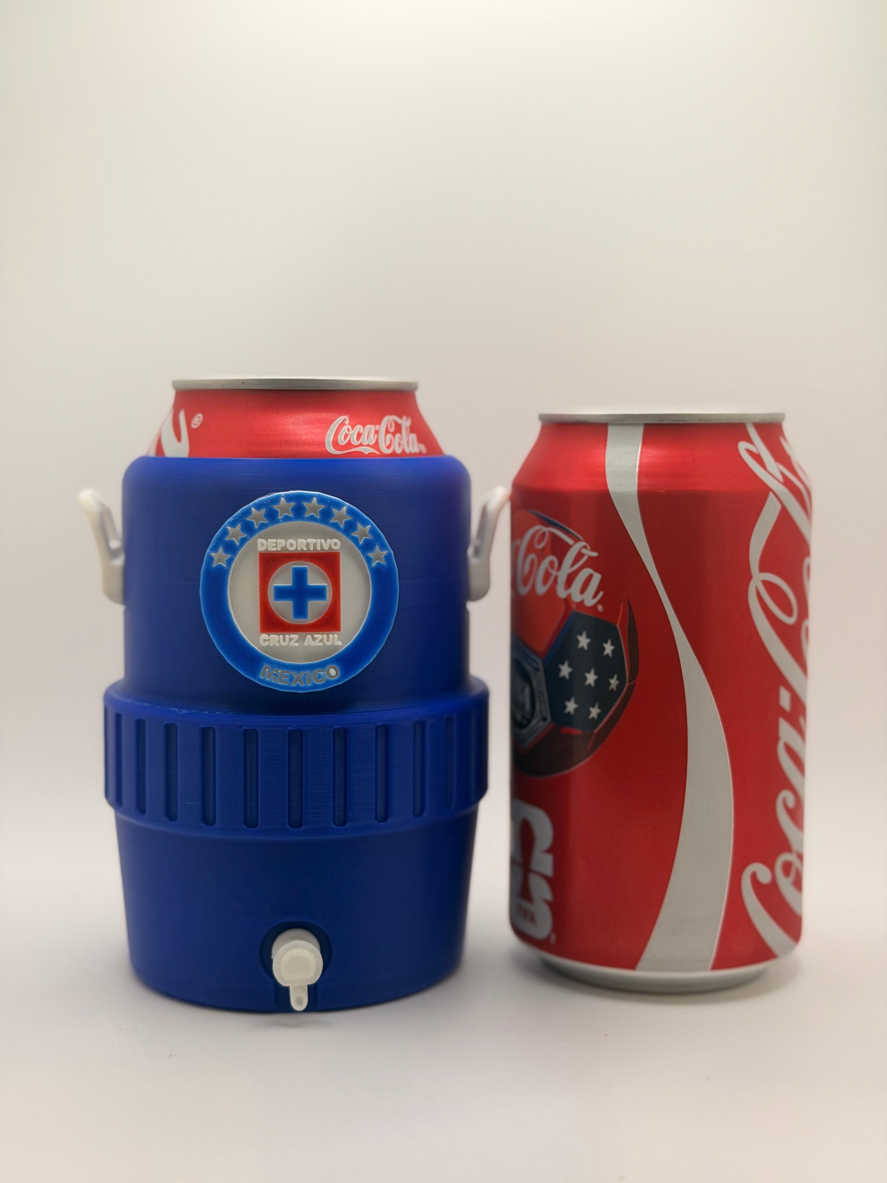 Cruz Azul Inspired 3D Printed 12oz Can Holder