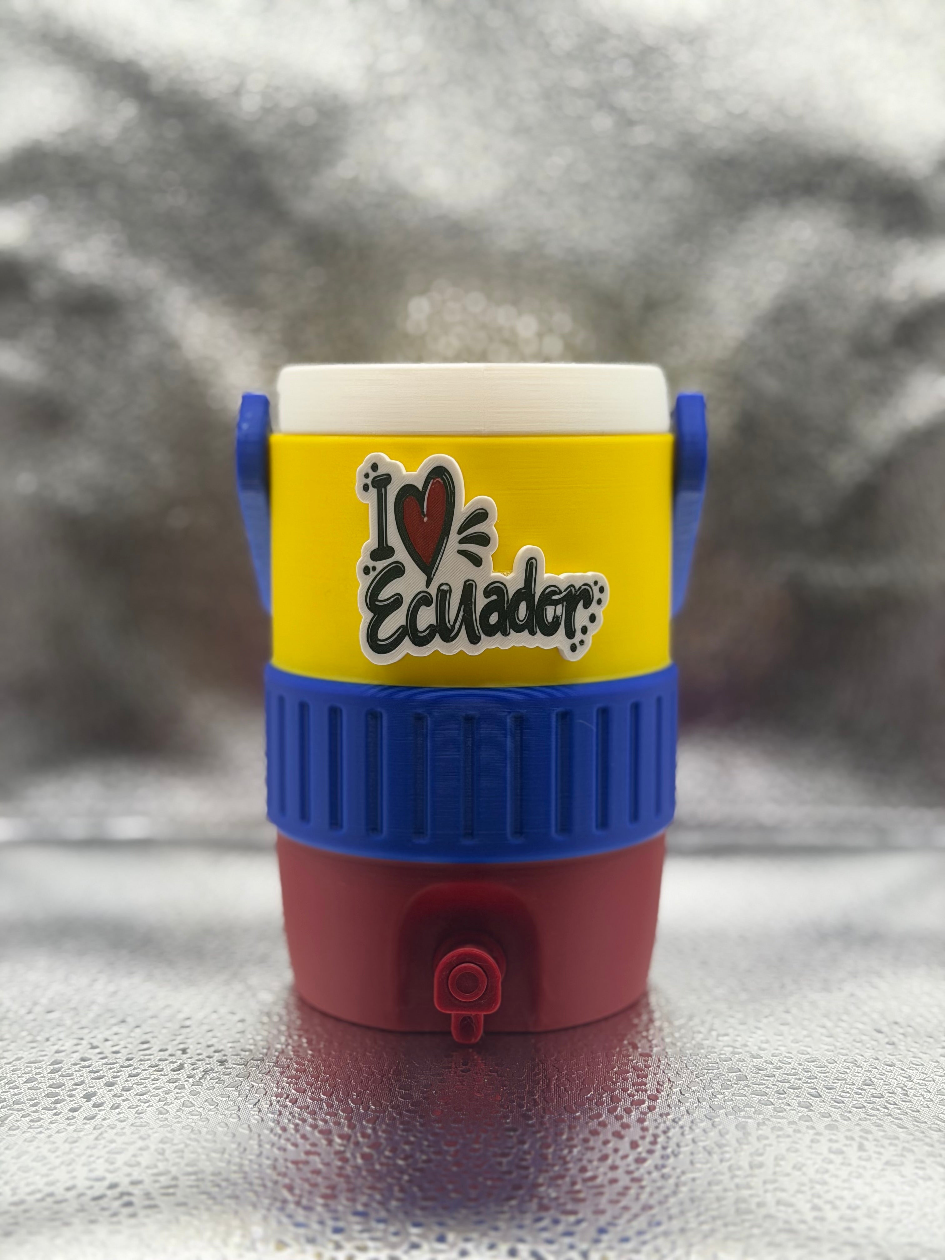 Ecuador-Inspired 3D Printed Can Koozie