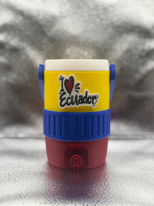 Ecuador-Inspired 3D Printed Can Koozie