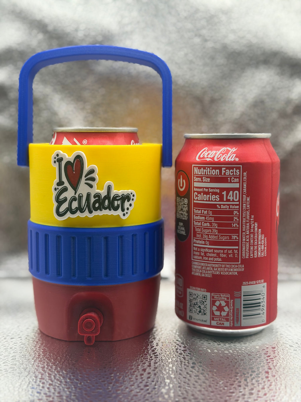 Ecuador-Inspired 3D Printed Can Koozie