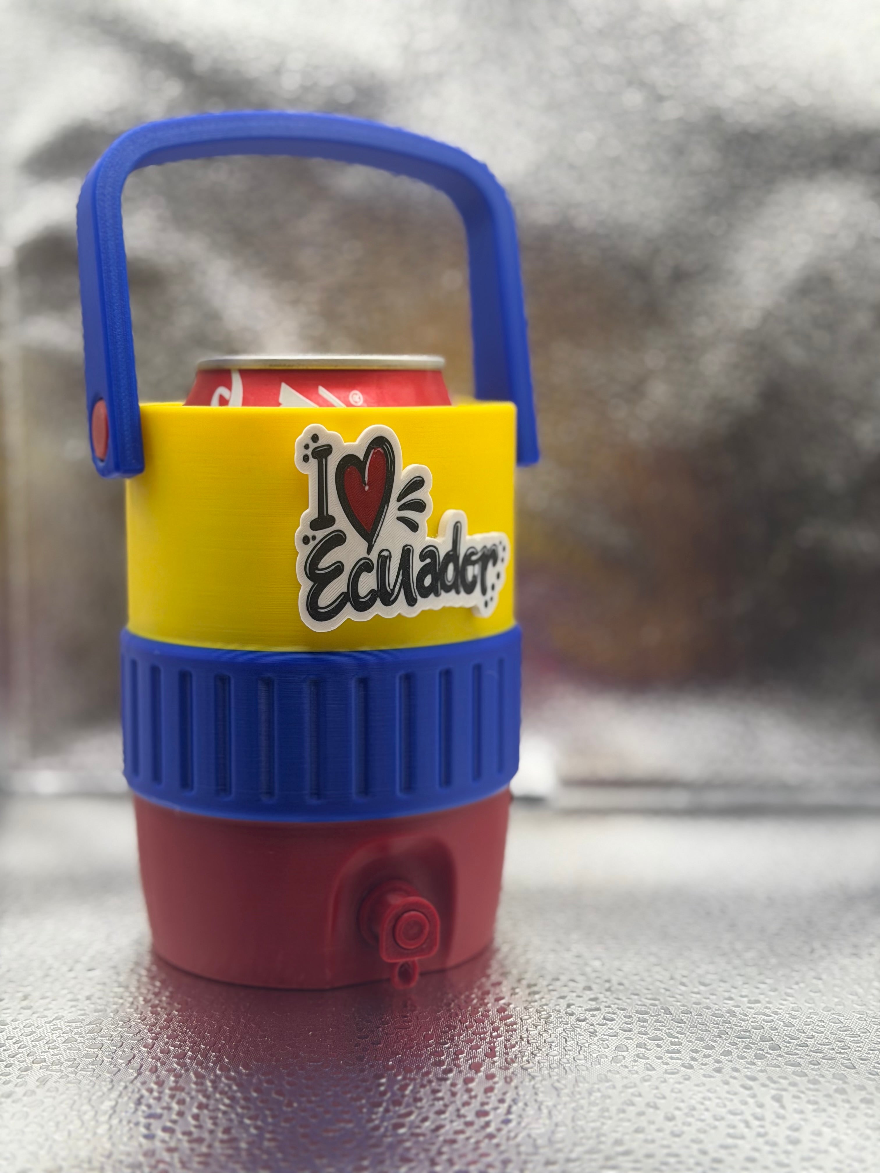 Ecuador-Inspired 3D Printed Can Koozie