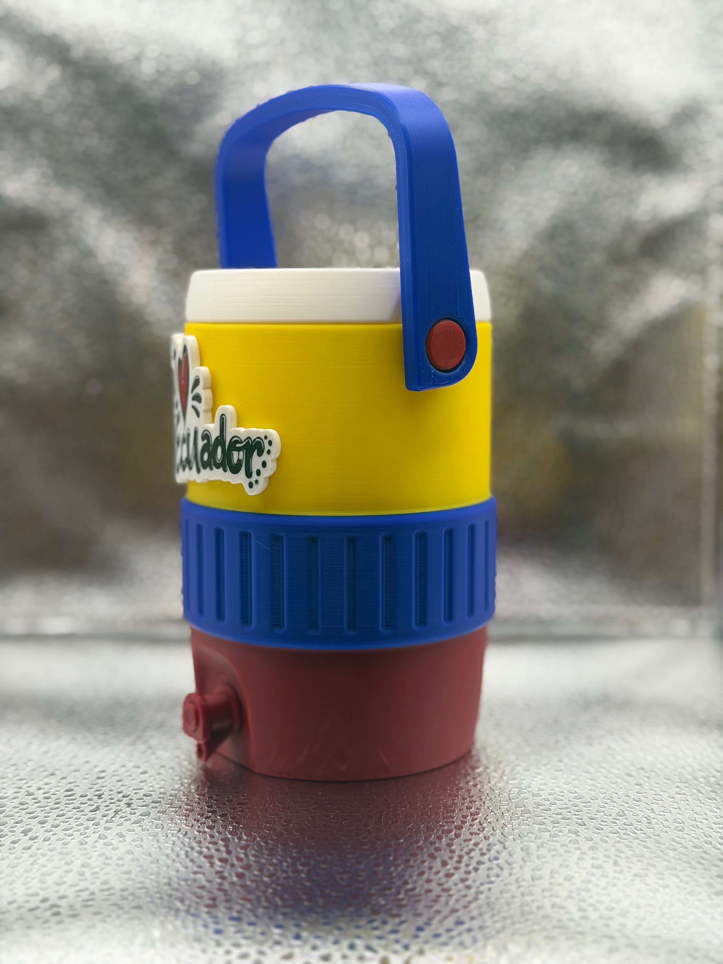 Ecuador-Inspired 3D Printed Can Koozie