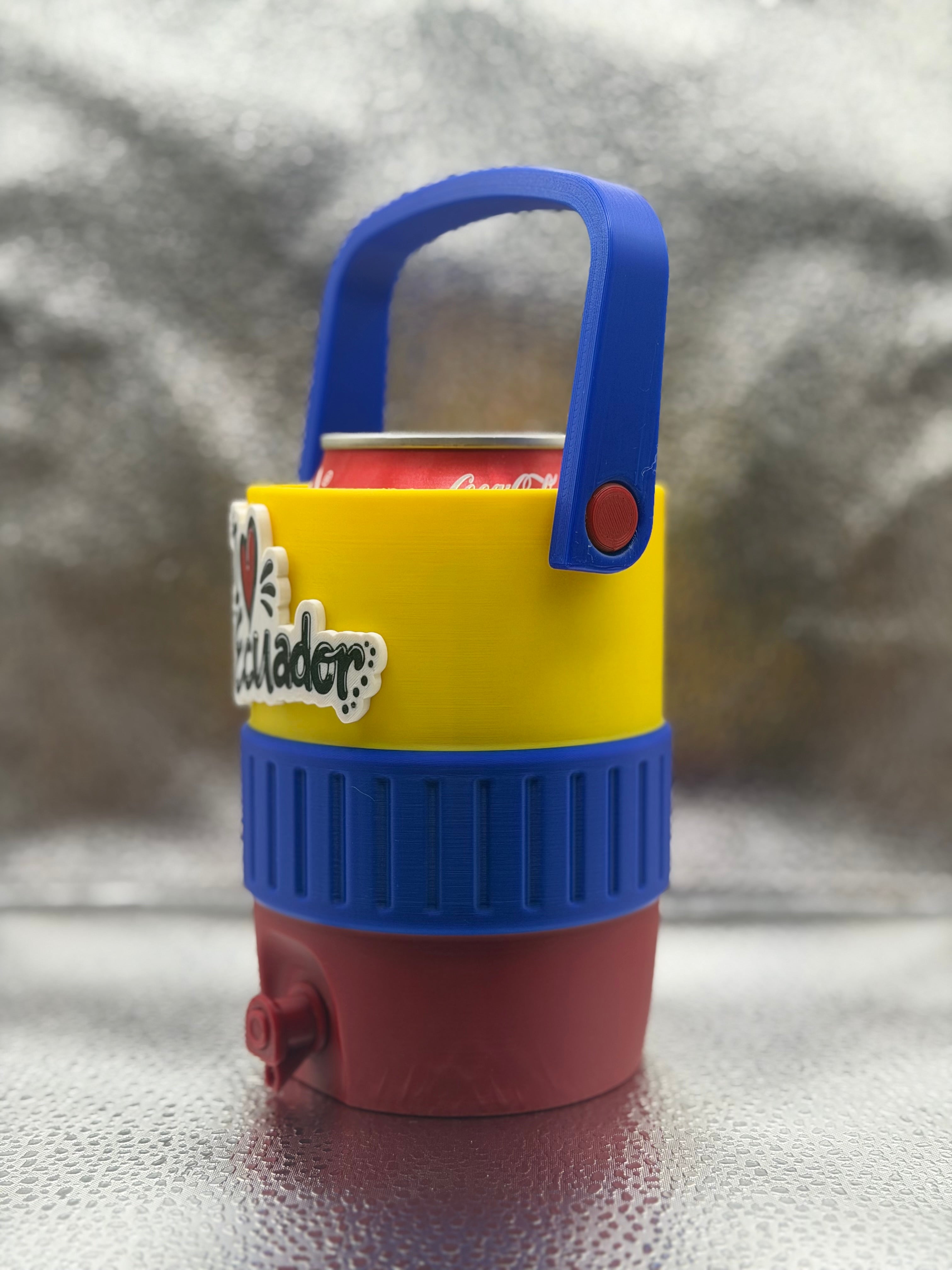 Ecuador-Inspired 3D Printed Can Koozie